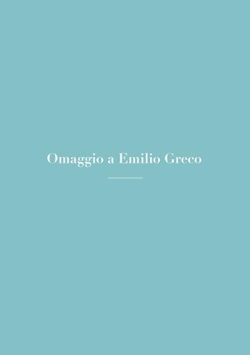Omaggio a Emilio Greco